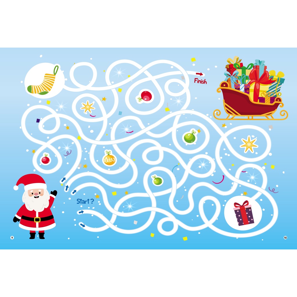 Sách - combo 4 cuốnTrò Chơi Mê Cung Phát Triển Trí Tuệ -Tặng 2 cái bút Viết Xóa Được- Wipe Clean