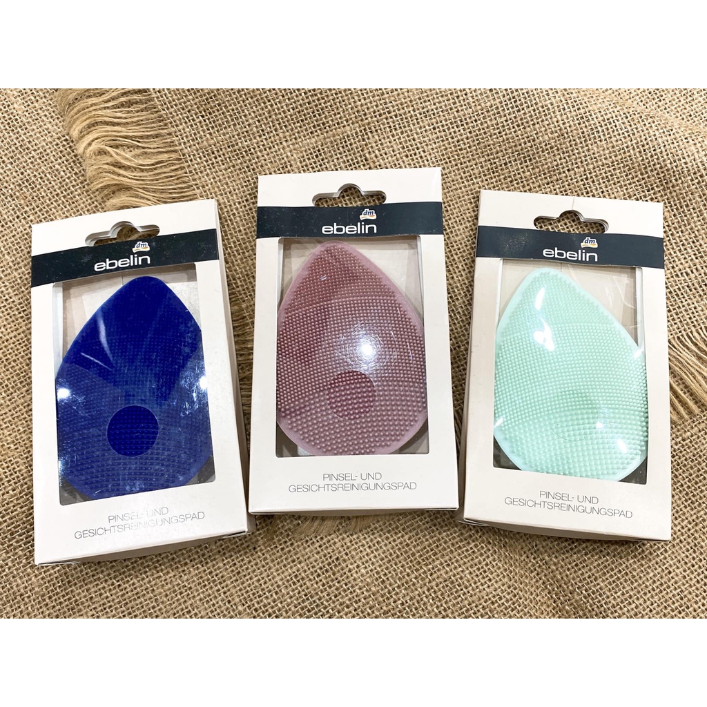 MIẾNG RỬA MẶT MASSAGE SILICON EBELIN