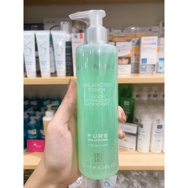 BRUNOVASSARI Pure Solutions – Balancing Toner – Làm Sạch Sâu & Điều Tiết Bã Nhờn Cho Da Dầu 250ml