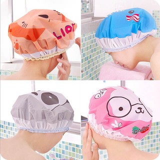 Mũ Tắm Trùm Tóc Chống Nước Nón Tắm Ủ Tóc Hình Thú Dễ Thương 1248 baonhishop