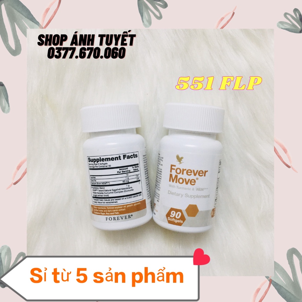 Viên uống bổ cơ, xương, khớp, hoạt động linh hoạt, thoải mái Forever Move