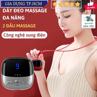 🆕 Dây đeo massage cổ vai gáy xung điện LP-A7 Electric Neck Massager Smart TENS+EMS Portable