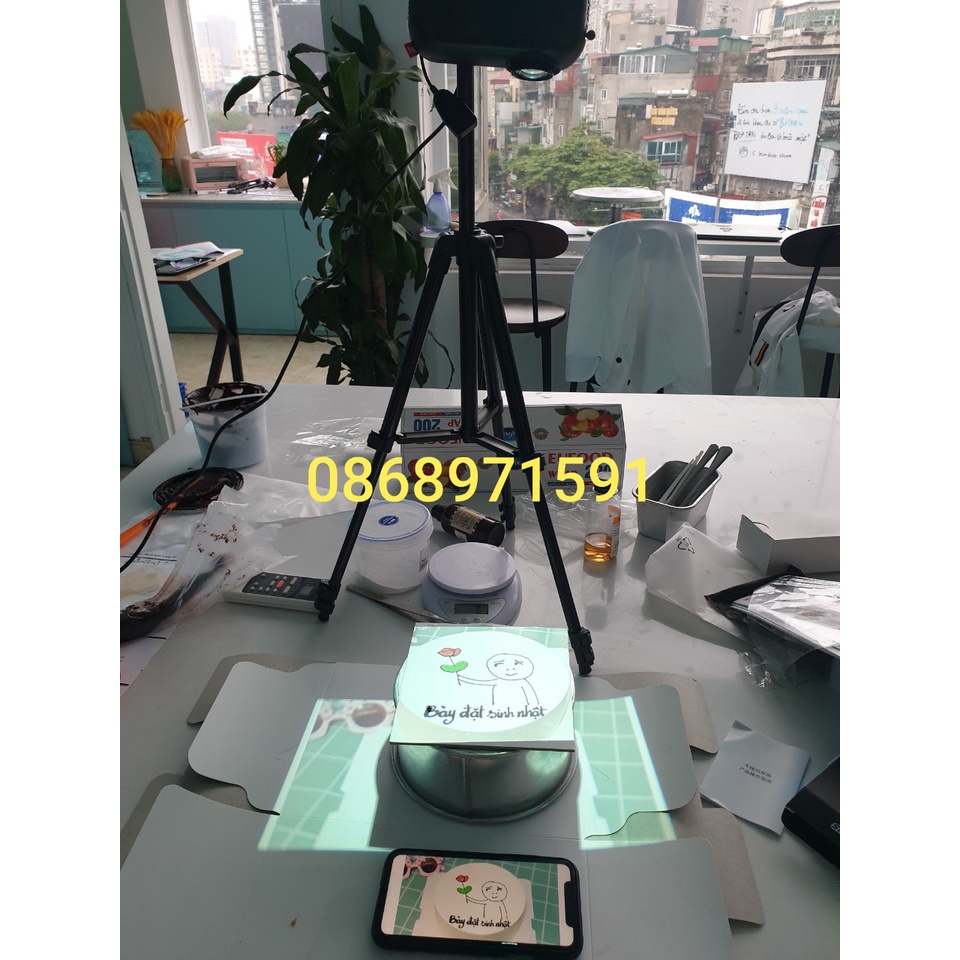 Máy rọi ảnh bánh