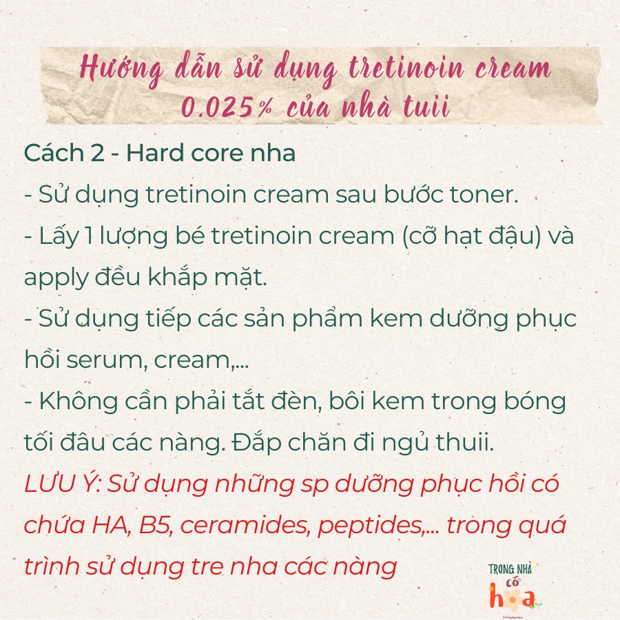 Combo dưỡng sáng da, mờ thâm, giảm mụn hiệu quả, chống lão hóa, mờ nhăn Azelaic Acid gel + Tretinoin Cream Tím 0.025%