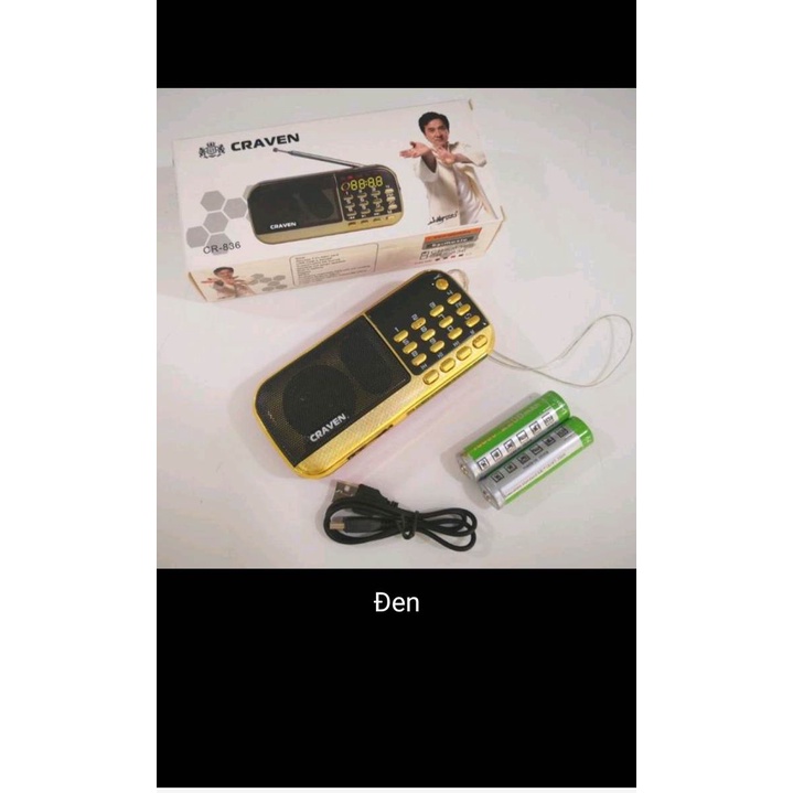 Loa tắm ngôn ngữ craven 853 +thẻ nhớ 8g