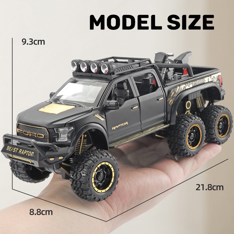 Mô Hình Xe Hơi Ford F150 Raptor Bằng Hợp Kim Tỉ Lệ 1: 28