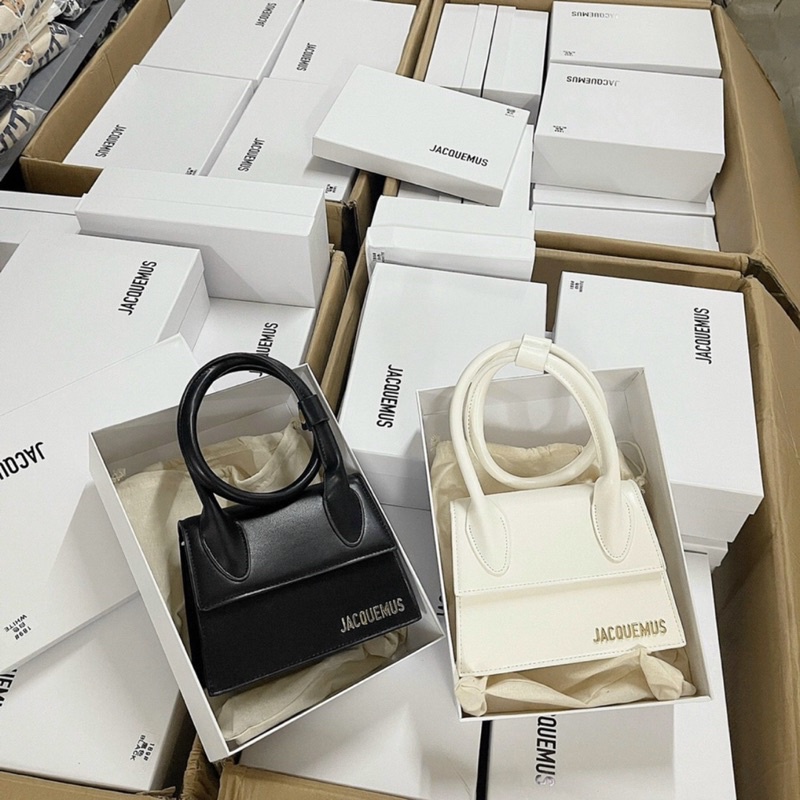 Túi xách nữ Jacquen Size 14-17-20 quai tròn xách tay chuẩn đẹp