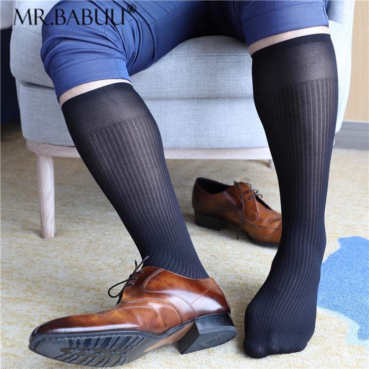 MR012/13/14/15_Mr. BABUU Tất Sheer Socks - Cao Đầu Gối