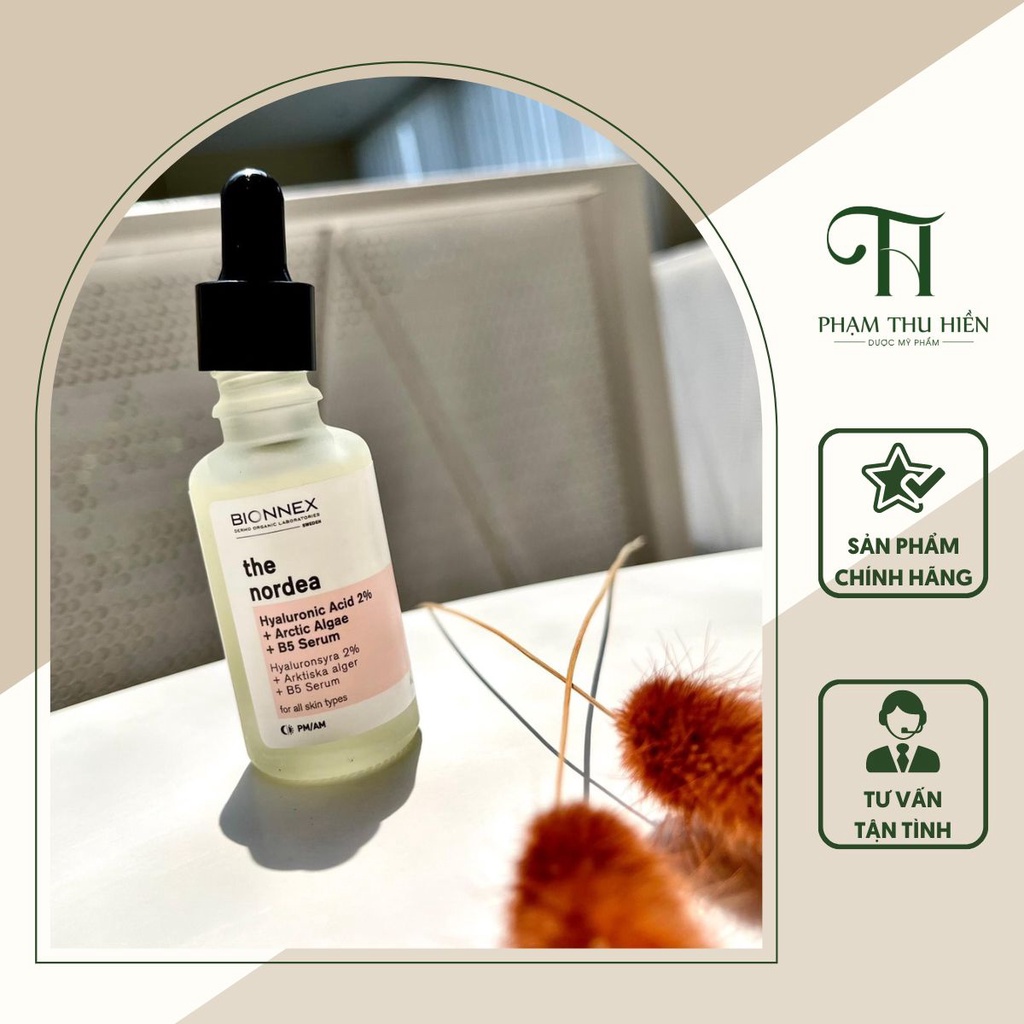 Serum Bionnex Cấp Ẩm Hồi Phục Hyaluronic Acid 2% + B5 Giúp Làm Sáng Da Thu Nhỏ Lỗ Chân Lông