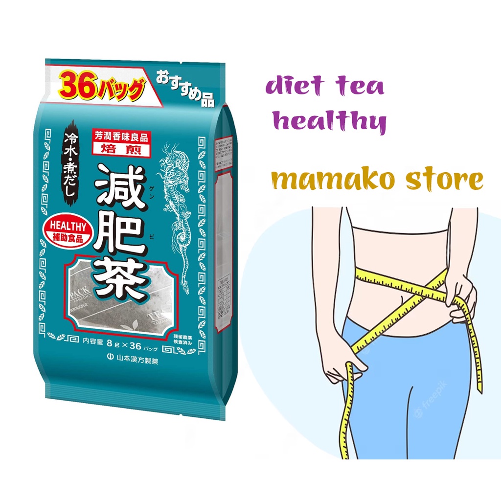 Trà túi lọc Giảm Béo Yamamoto Kampo 36 gói 8gX36H date 2025