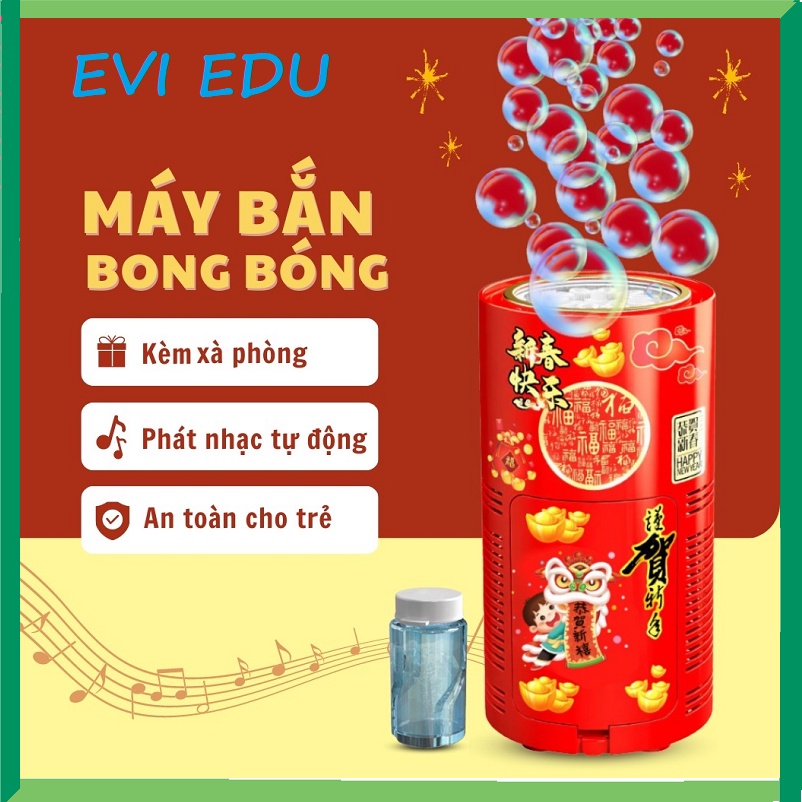 Máy thổi bong bóng pháo hoa có đèn Led 12 lỗ, Loa pháo hoa xà phòng có nhạc đèn