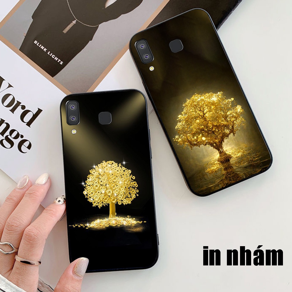 Ốp lưng Samsung a8 Star in hình cây kim tiền đồng xu may mắn