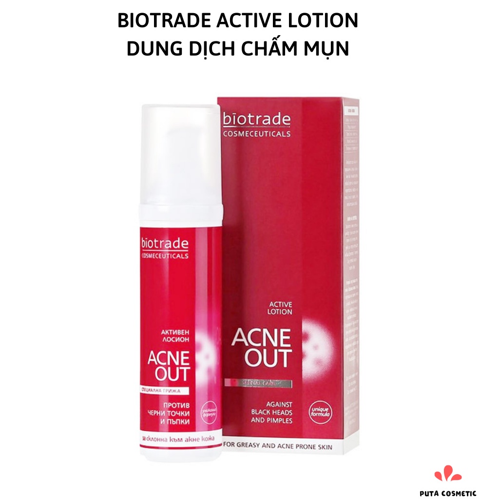 HÀNG CÔNG TY Biotrade Active cream chấm mụn giảm mụn sưng viêm,  Lotion Chấm Mụn Giảm Nhanh Các Loại Mụn