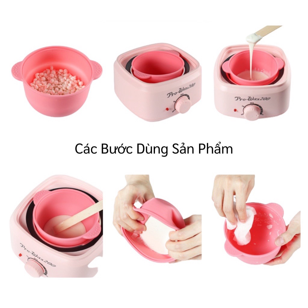 Chén nấu sáp chống dính, nồi nấu sáp wax lông Silicon