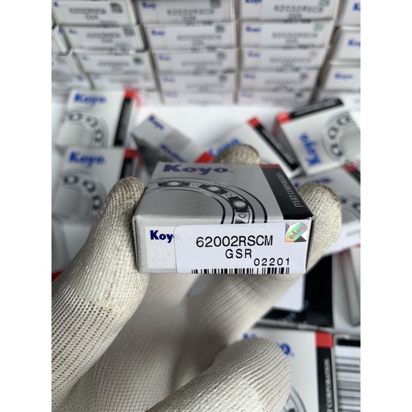 Vòng bi, bạc đạn Nhật KOYO 6200 2RSCM nhập khẩu, sử dụng cho động cơ tua lớn, chịu tải nặng