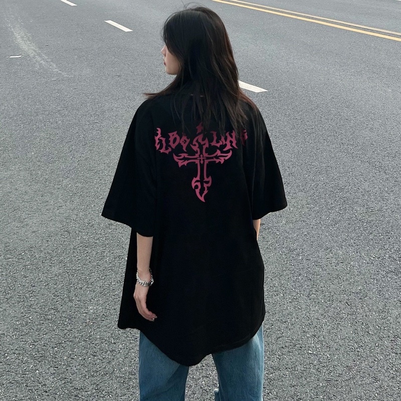 Áo thun phông logo tay nam nữ PINK tay lỡ form rộng THÁNH GIÁ Unisex | BigBuy360 - bigbuy360.vn