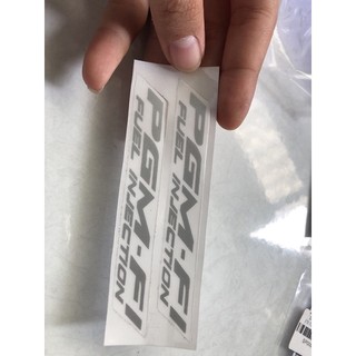 Cặp PGM -FI Bạc Decal In