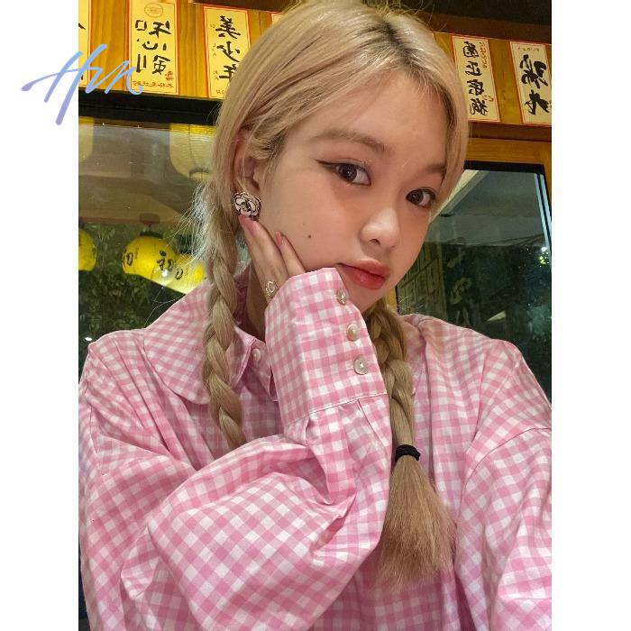 Áo Sơ Mi Viền Lá Sen Dễ Thương Thời Trang Mùa Xuân 2023 Cho Bé Gái