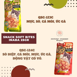 Snack bánh thưởng INABA Soft bits 25g