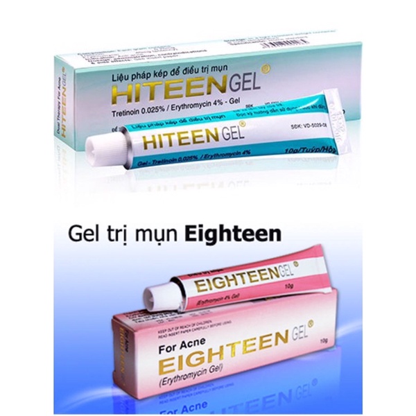 GEL BÔI MỤN, NGỪA THÂM EIGH TEEN GEL HITEEN GEL