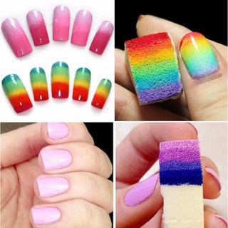 Bông mút ombre làm nail