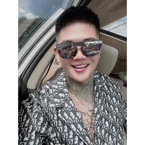 Kính râm nam nữ cao cấp LV tráng gương chống chói chống tia UV cao cấp Fullbox.Kính mát