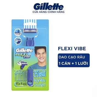 Dao cạo râu gillette flexi vibe hộp 1 cán dao và 1 lưỡi