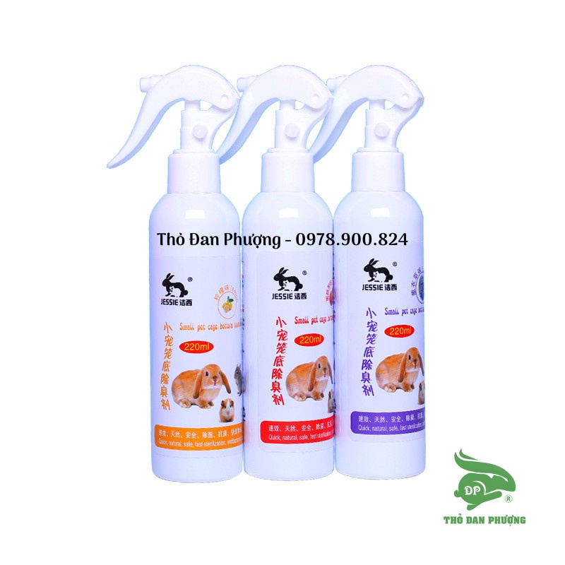 Jessie Xịt khử mùi đáy lồng thú cưng - Thỏ Đan Phượng