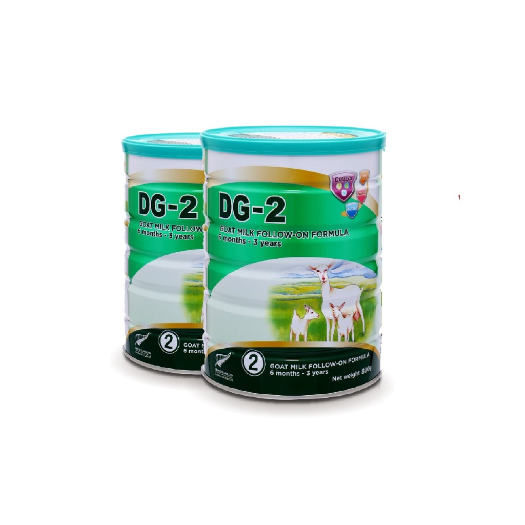Combo 2 lon sữa Dê DG2 800gr