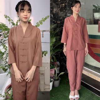 Có bigsize 3xl đồ lam phật tử kate bà lai trơn đủ màu