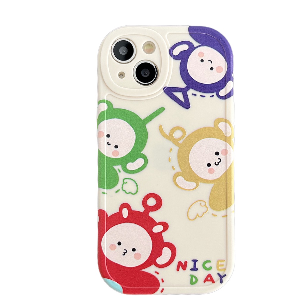 Ốp Lưng Chống Sốc Họa Tiết Hoạt Hình Cho iPhone 14 / 13 / 12 / 11 / XS / 8 / 7P / 6P