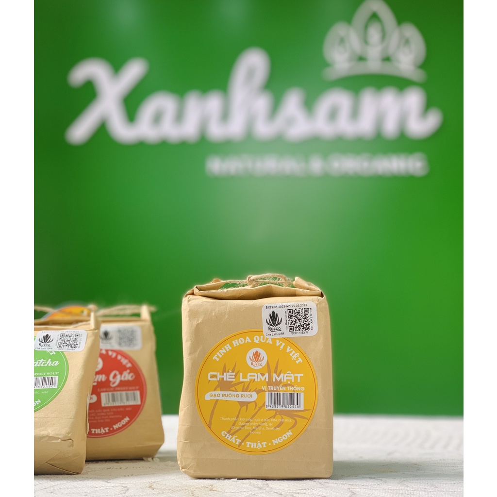 Chè lam Gạo ruộng rươi Rueco  - Xanhsam Organic