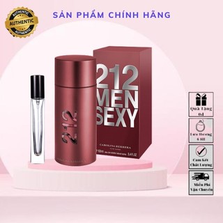 Nước hoa nam 212 Sexy Men 100ml, Nước hoa nam tính mạnh mẽ bản lĩnh phái mạnh