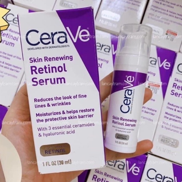 Tinh chất serum retinol tái tạo da mờ thâm nám CERAVE 30ml