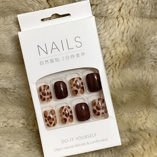 Móng tay giả, 24 móng tay giả nail box kèm keo dán mẫu 2