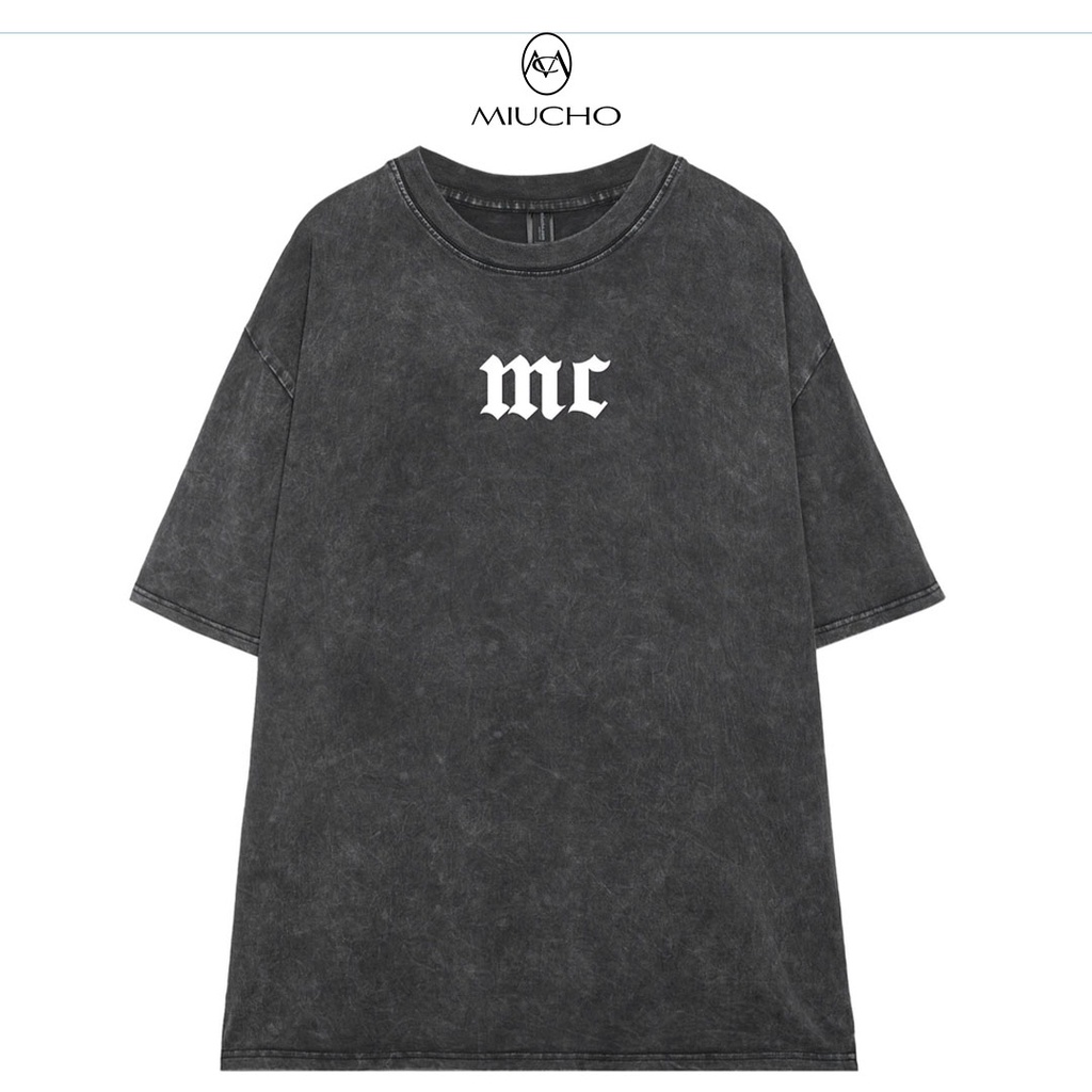 Áo thun tay lỡ form rộng đẹp oversize chất vải cotton AW265 Miucho in Basic