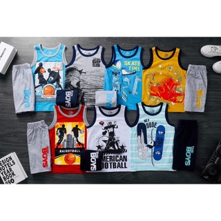 Bộ ba lỗ place 7 hình bé trai size 4 - 16y - bảng màu 2