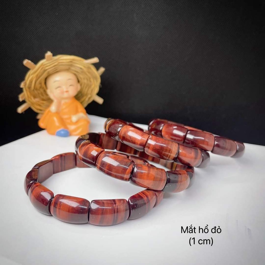 Vòng tay đá mắt hổ loại bản đẹp mê ly cỡ 10mm