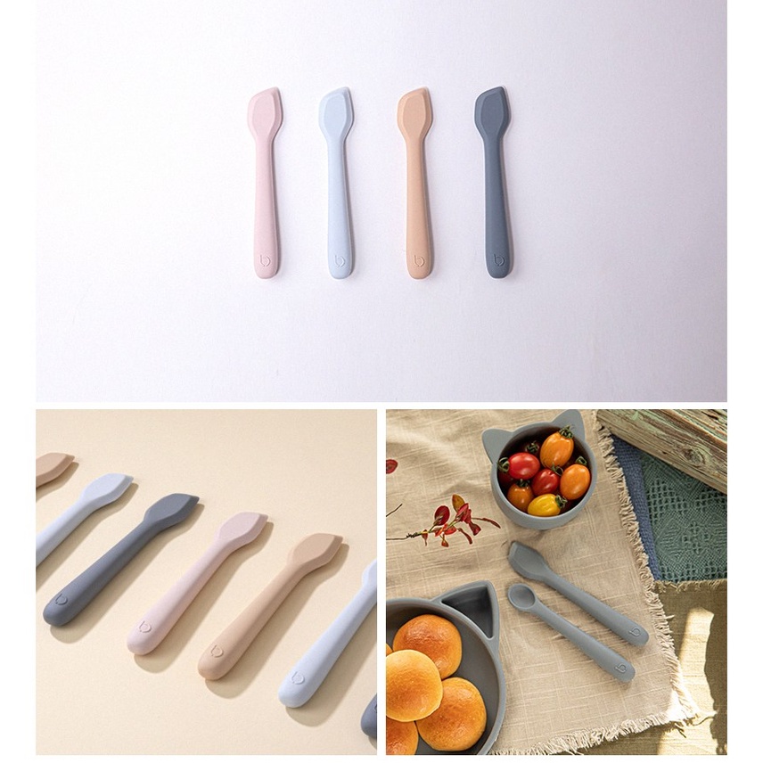 Bộ ăn dặm silicone cao cấp Cat series Babylien Hàn Quốc cho bé