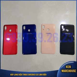 Ss a20 vỏ nắp lưng điện thoại samsung galaxy a20 hàng linh kiện - ken warehouse
