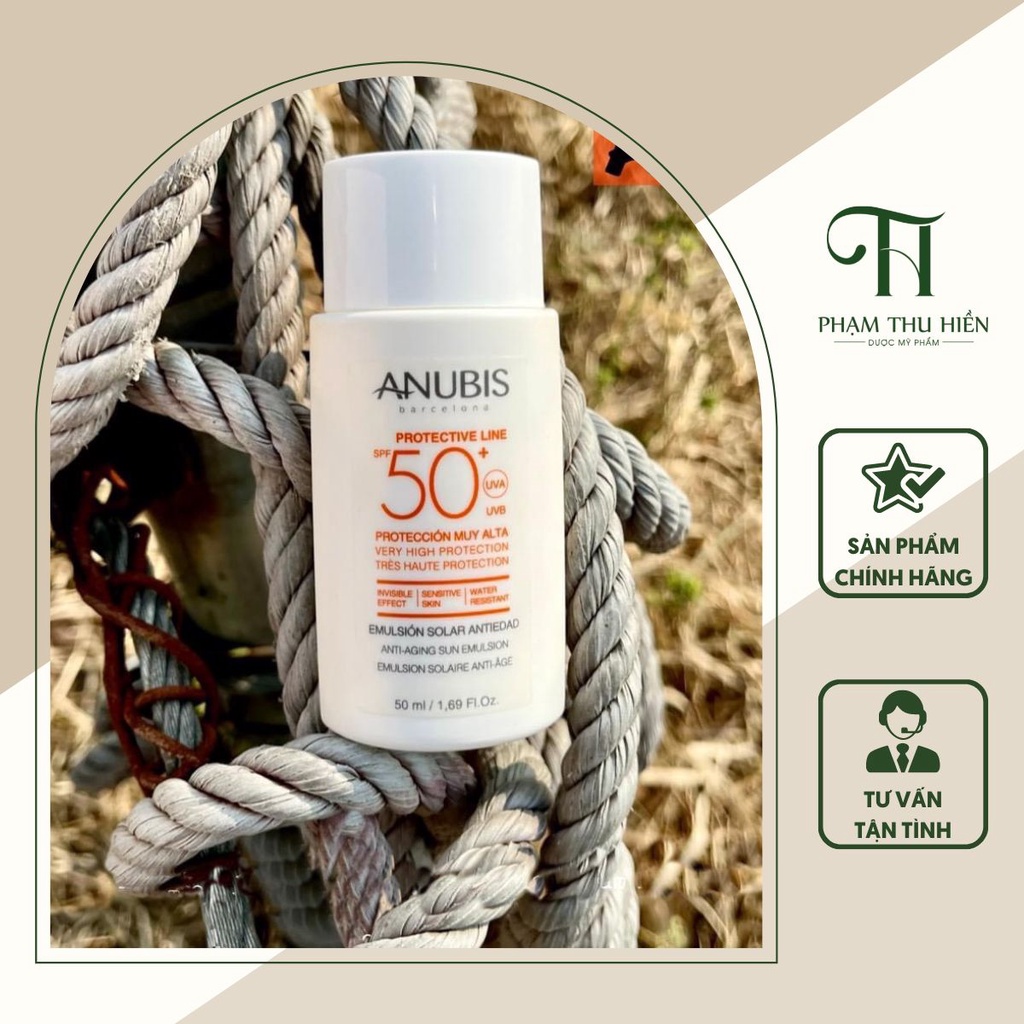 Kem Chống Nắng Anubis Protect Line SPF 50+ 50ml Chống Nắng Hiệu Quả Da Căng Mịn