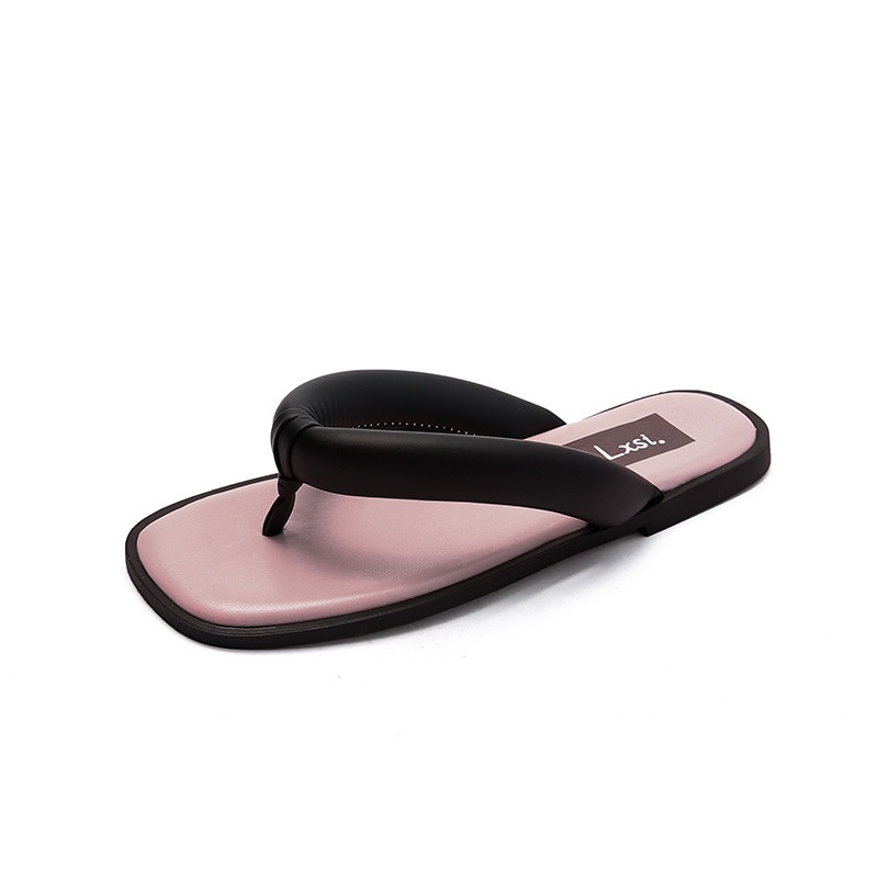 Dép Xỏ Ngón Đế Bằng Đơn Giản Thời Trang Đi Biển Mùa Hè Phong Cách Cổ Điển Cho Nữ Crush150