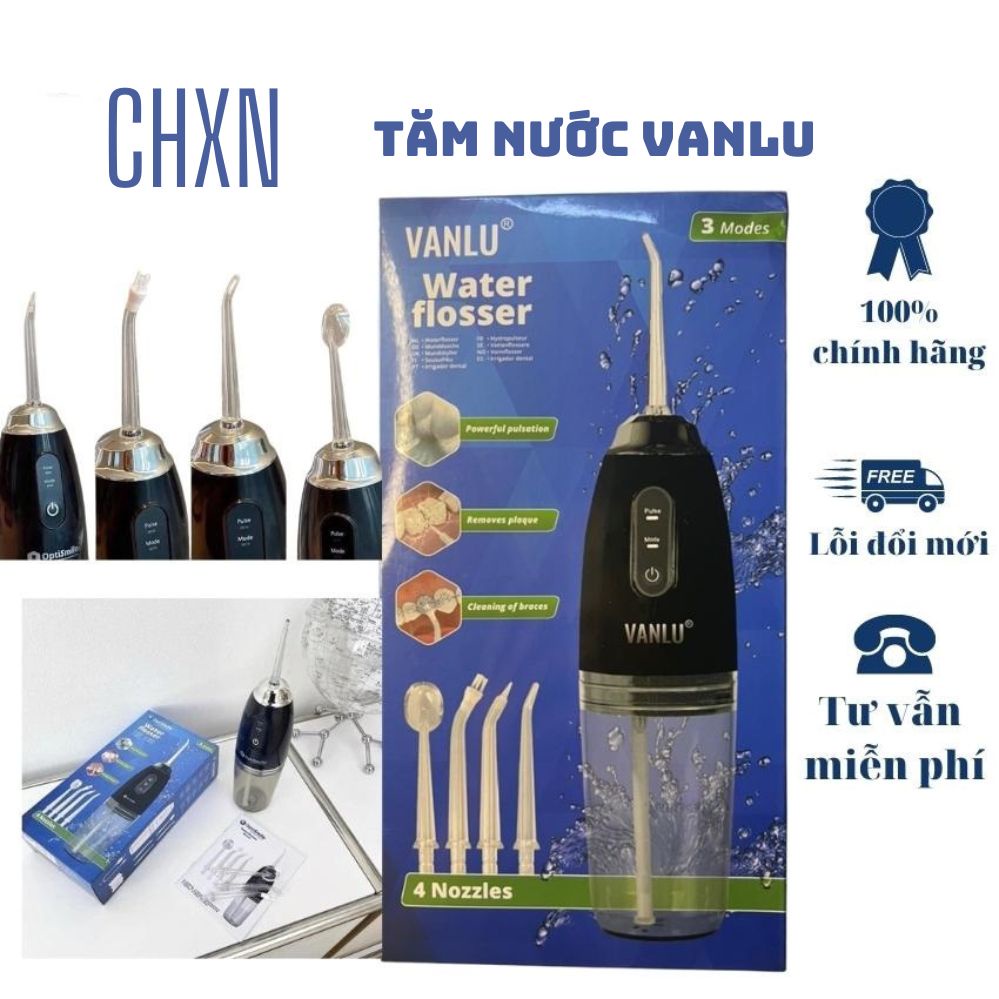 Máy Tăm Nước cầm tay Oral Irrigator - Tăm nước vệ sinh răng miệng cực sạch công nghệ Châu Âu - 3 chế độ xịt chính hãng