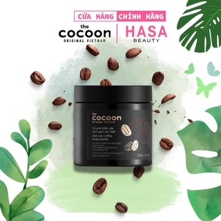 Cà phê đắk lắk làm sạch da chết cocoon 200ml | dak lak coffee body polish