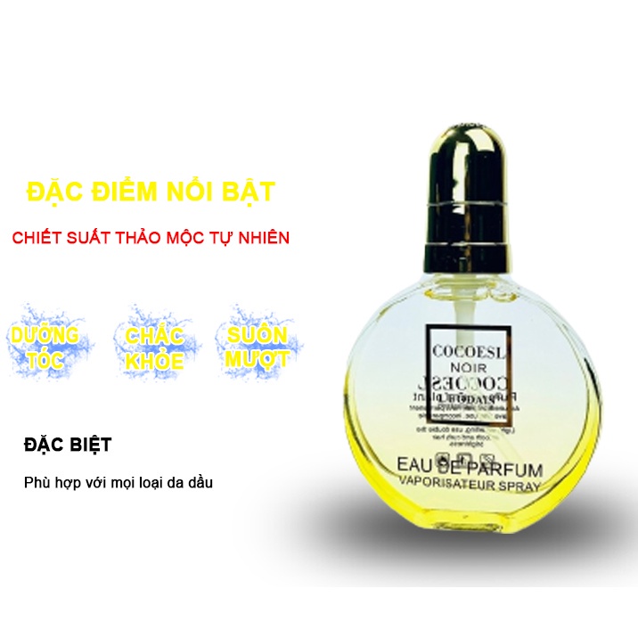Tinh Dầu Dưỡng Tóc Thơm Cocoesl Noir Hương Nước Hoa 80ml -LM