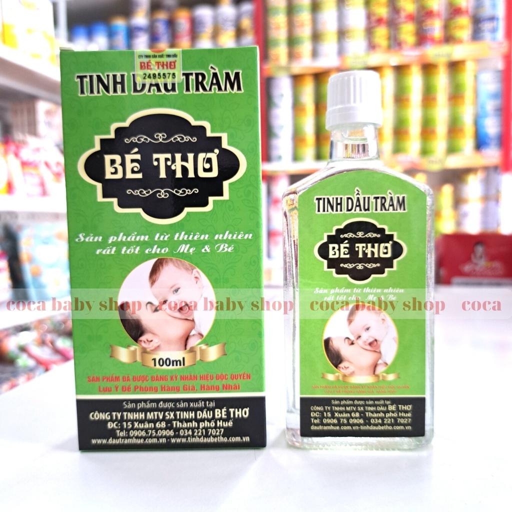 Tinh Dầu Tràm Huế Bé Thơ An Toàn Cho Bé Từ Sơ Sinh, Mẹ Bầu 50ml-100ml