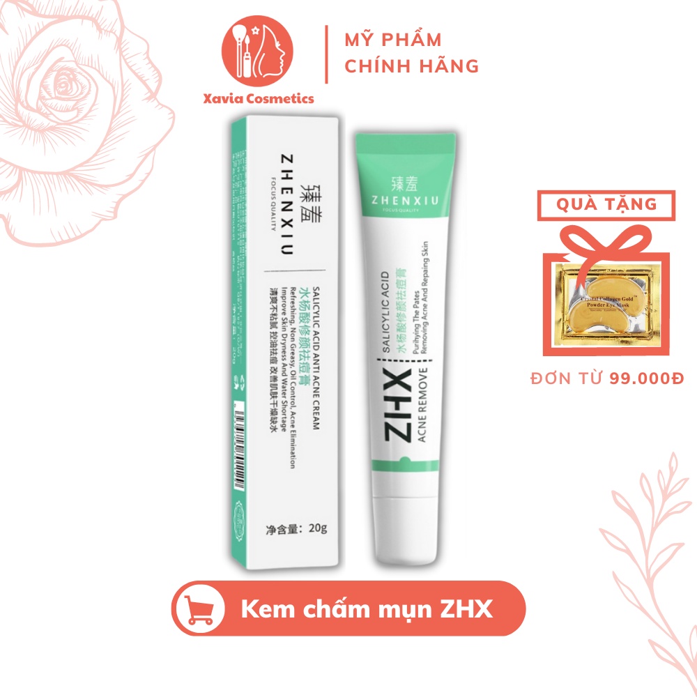 Kem chấm mụn ZHX - Kem hỗ trợ làm mờ thâm mụn, giảm mụn trứng cá, mụn ẩn, mụn bọc, mụn viêm hiệu quả