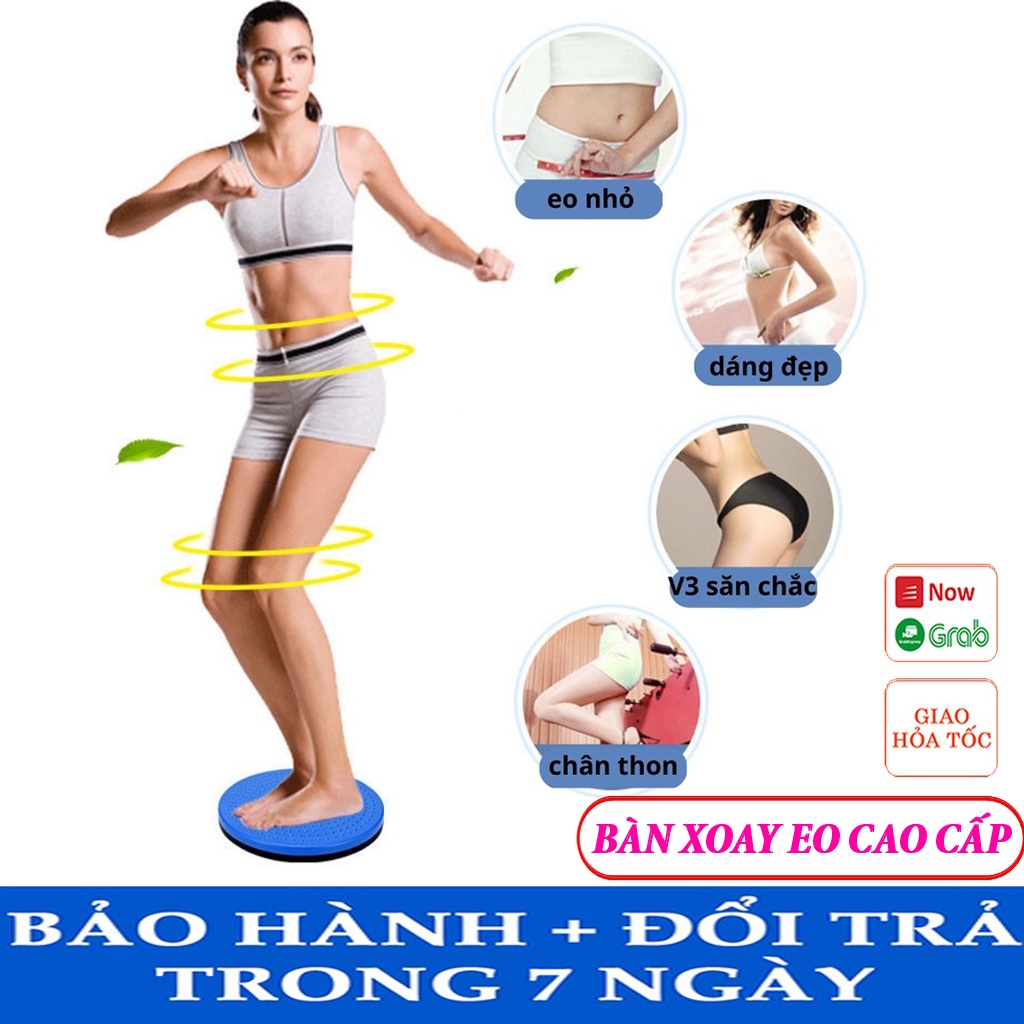 Bàn xoay eo đôi tập aerobic giảm cân giảm mỡ bụng chính hãng cao cấp có bàn chân loại tốt giá rẻ 1