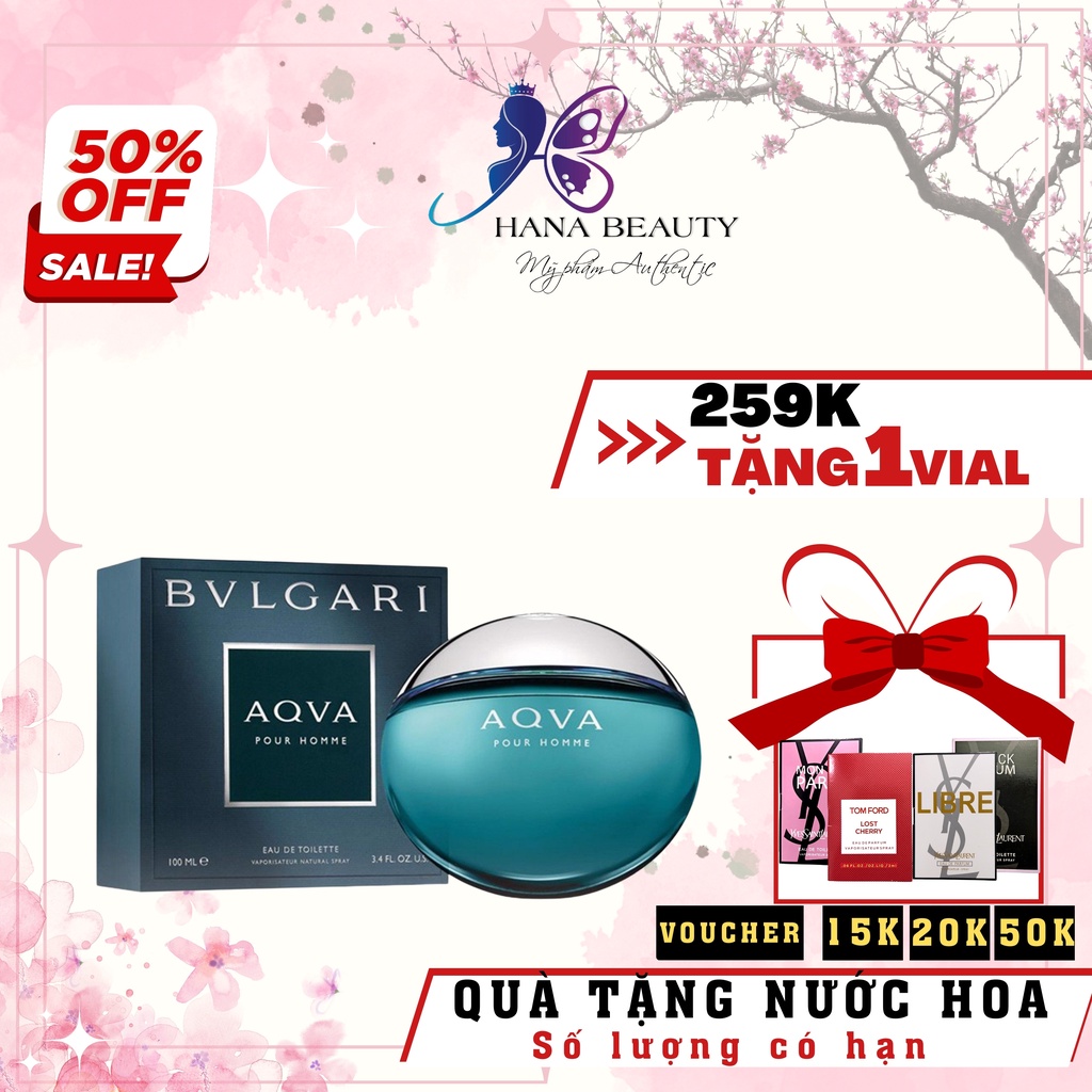 Nước Hoa Bvlgari Aqva Pour Homme Marine, Nước Hoa Nam Chính hãng
