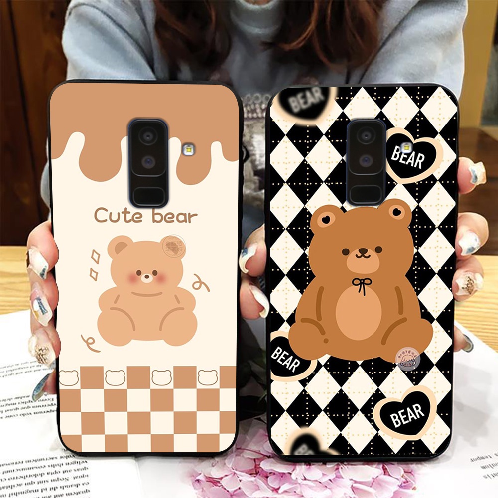 Ốp lưng Samsung a6 2018 / ss a6 plus / ss j8 in hình gấu cute ,bear siêu hot